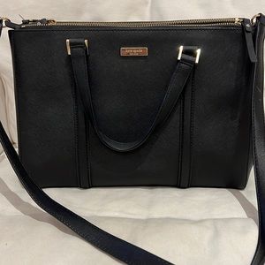 Kate Spade black leather bag